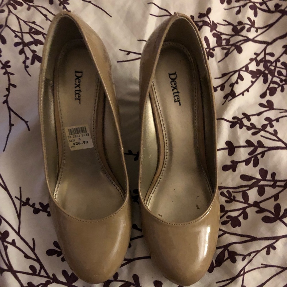 Nude wedge shoes - dexter